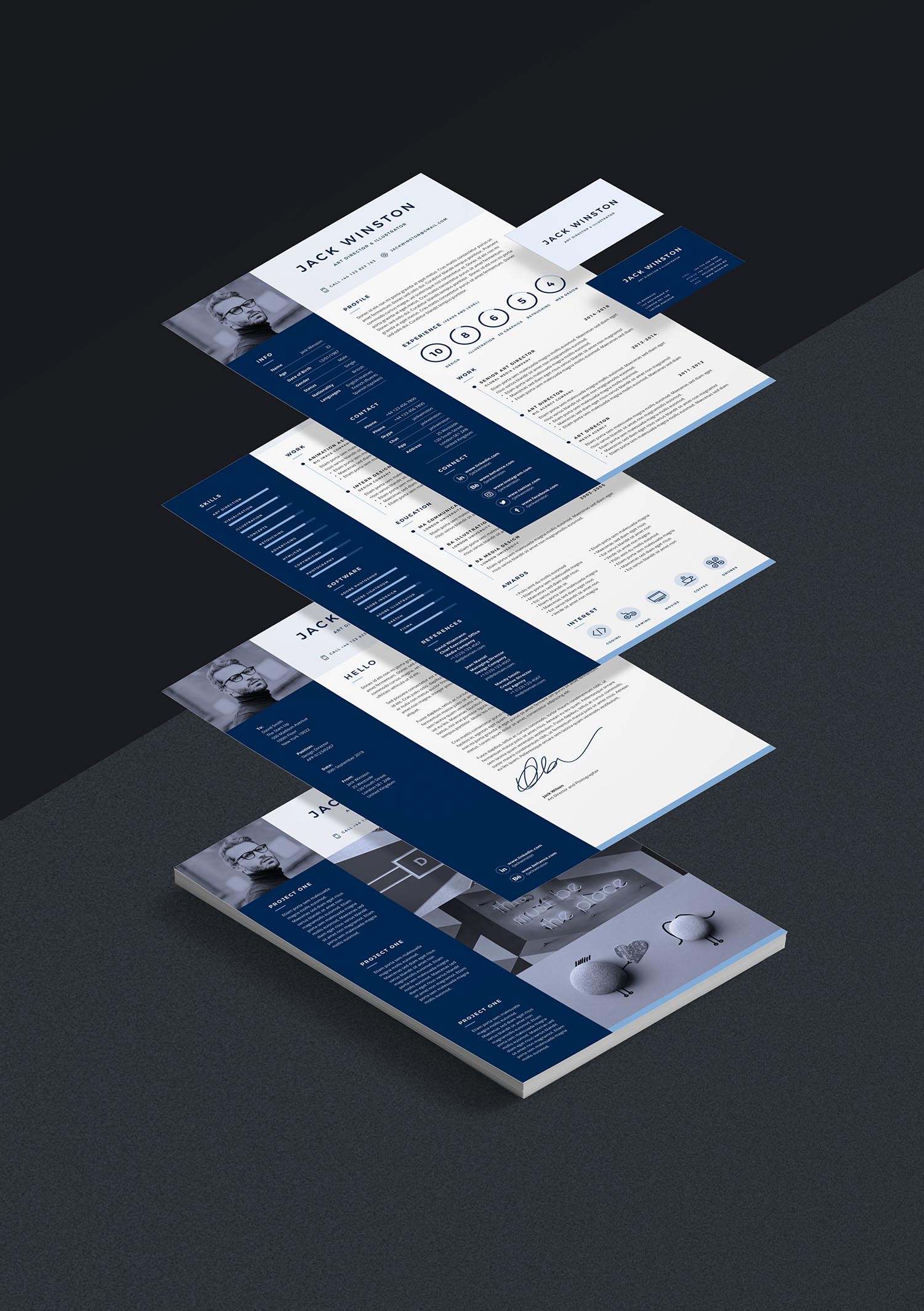 Pro Resume 3 Template Package